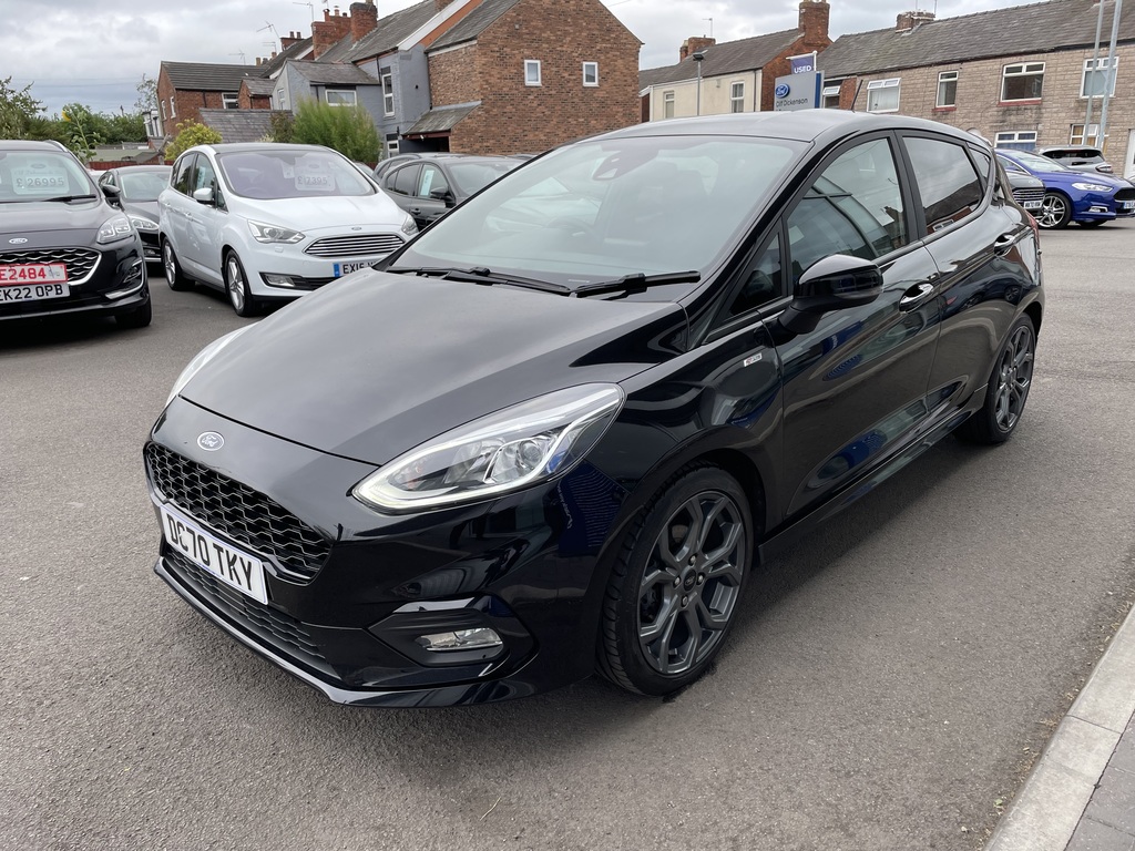 Ford Fiesta 1.0 Ecoboost Hybrid Mhev 125 St-line Edition DC70TKY Black #3