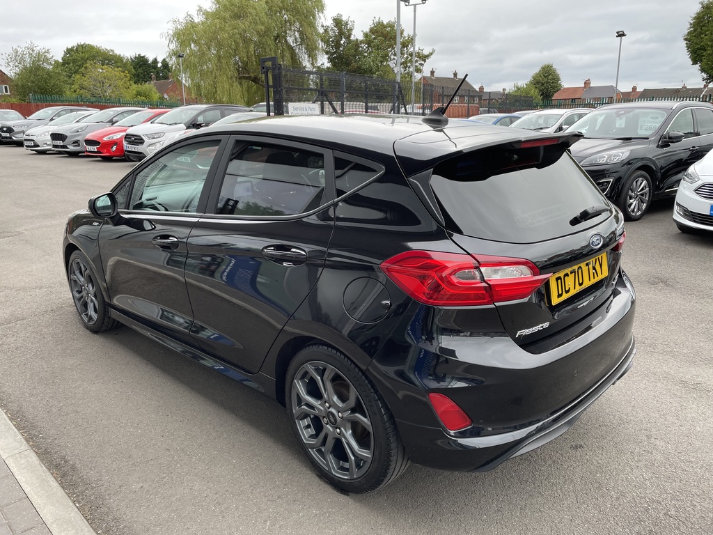 Ford Fiesta 1.0 Ecoboost Hybrid Mhev 125 St-line Edition DC70TKY Black #4