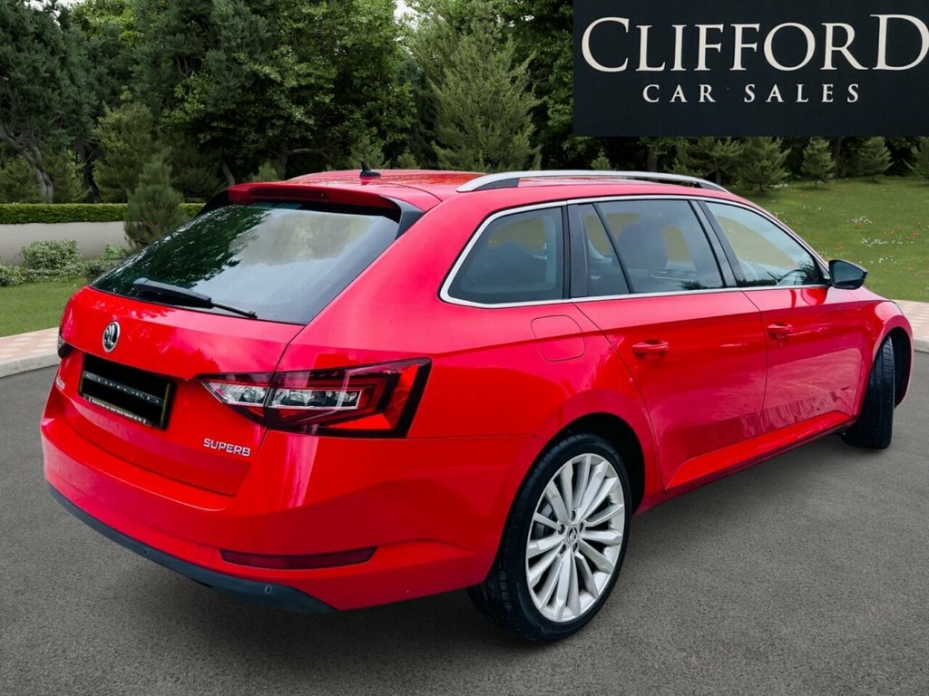 Skoda Superb 2L Se L Executive YC66NDY Red #5