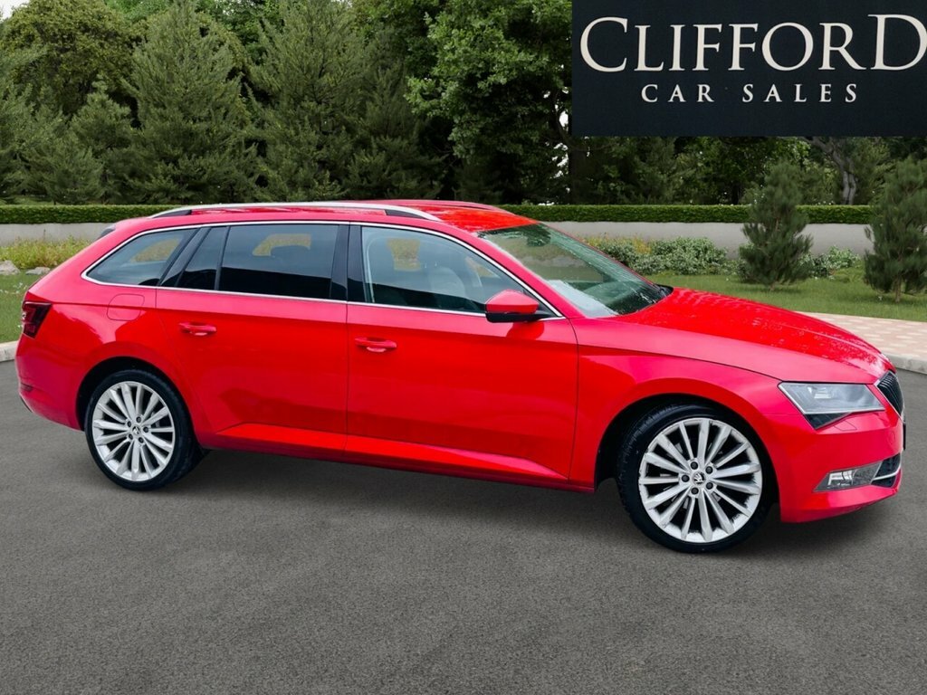 Skoda Superb 2L Se L Executive YC66NDY Red #3