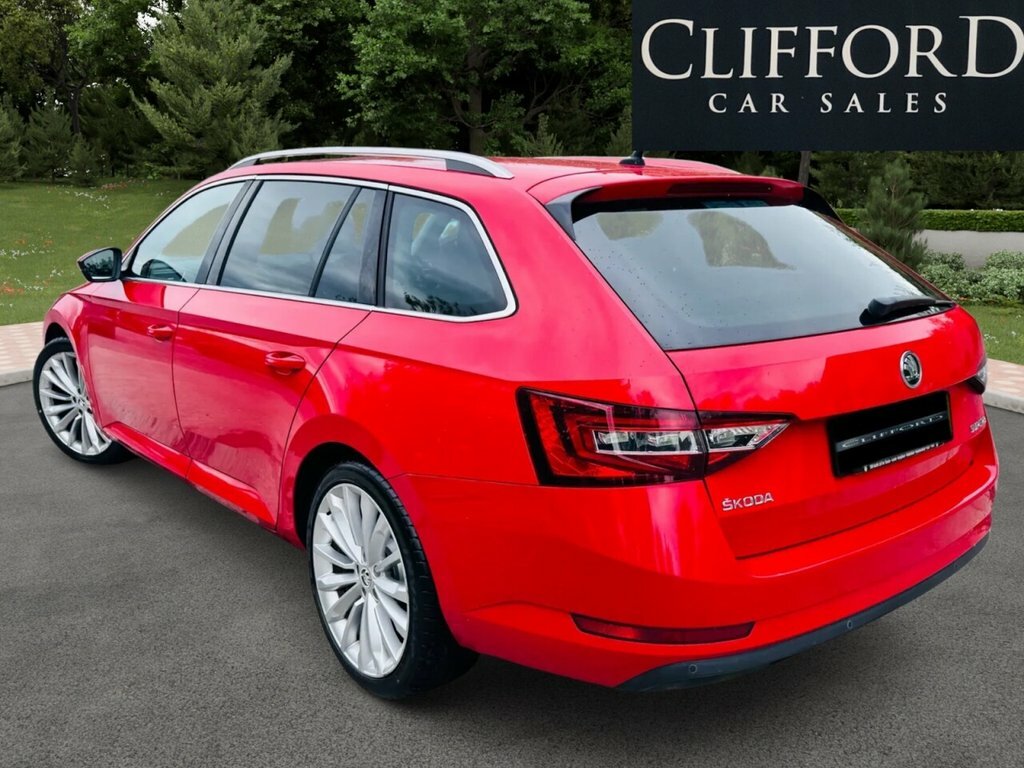 Skoda Superb 2L Se L Executive YC66NDY Red #6