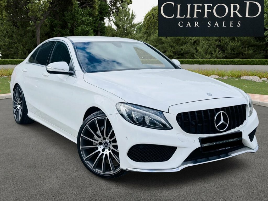 Mercedes-Benz C Class 2.1L Amg Line MV15CYT White #2