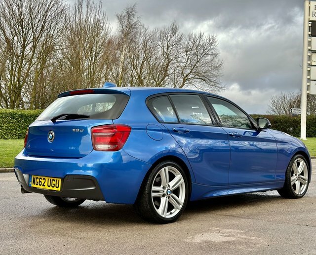 BMW 1 Series 2.0 118D M Sport 141 Bhp WG62UGU Blue #5