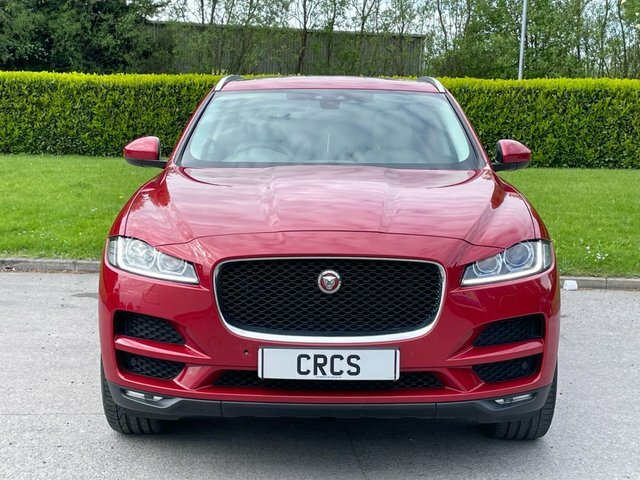 Jaguar F-Pace 2.0 D180 Portfolio Suv Awd Euro 6 BJ67VKD Red #5
