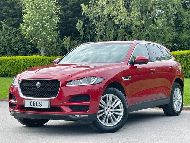 Jaguar F-Pace 2.0 D180 Portfolio Suv Awd Euro 6 BJ67VKD Red #2