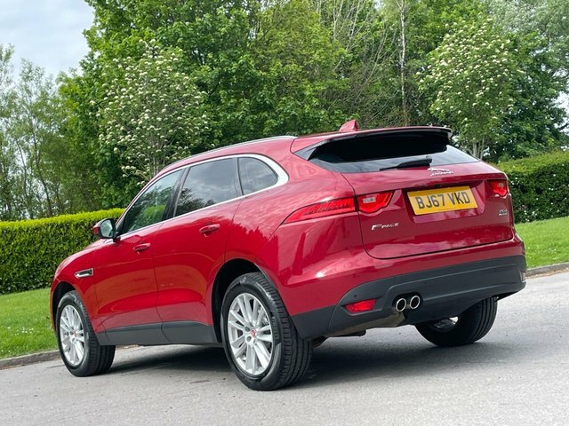 Jaguar F-Pace 2.0 D180 Portfolio Suv Awd Euro 6 BJ67VKD Red #3