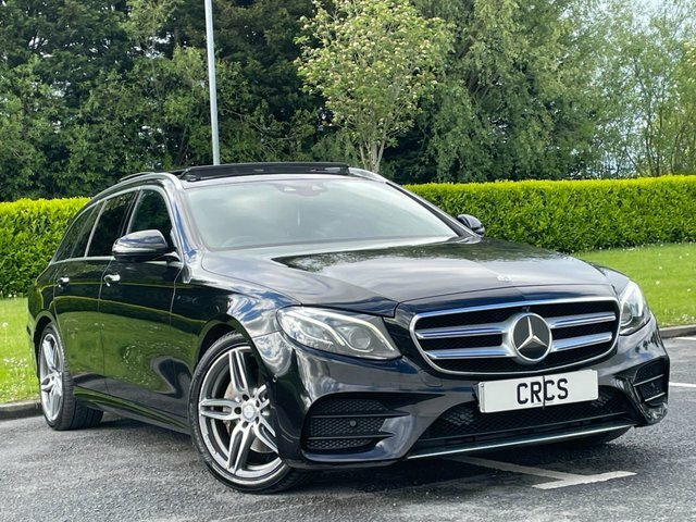 Mercedes-Benz E Class 2.0 E220d Amg Line Premium Plus Estate Diese Black