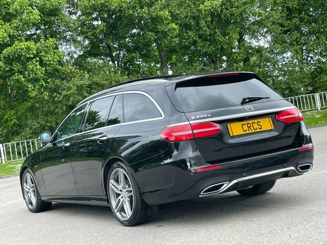 Mercedes-Benz E Class 2.0 E220d Amg Line Premium Plus Estate Diese PL66JAU Black #3