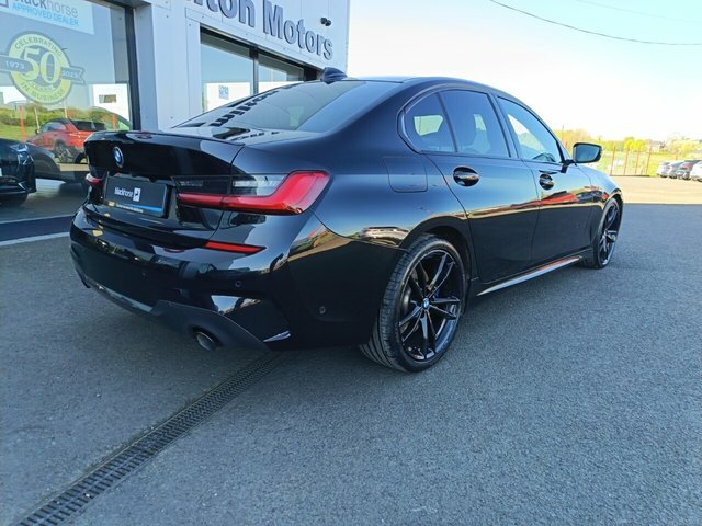 BMW 3 Series 2.0 318D M Sport Saloon Euro 6 TXZ8621 Black #2