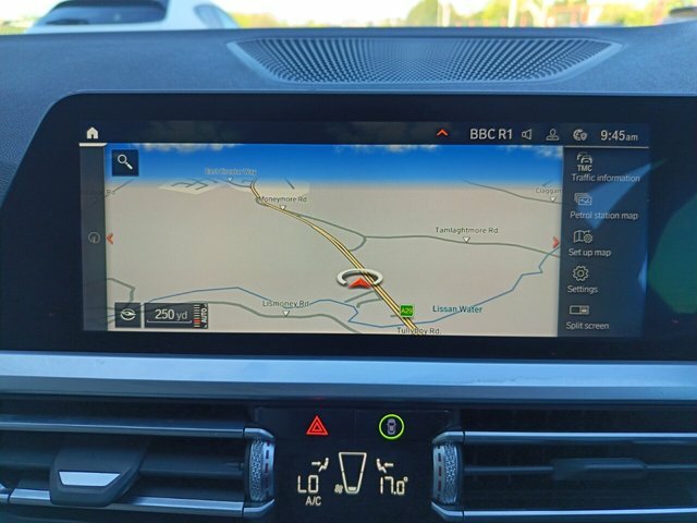BMW 3 Series 2.0 318D M Sport Saloon Euro 6 TXZ8621 Black #3