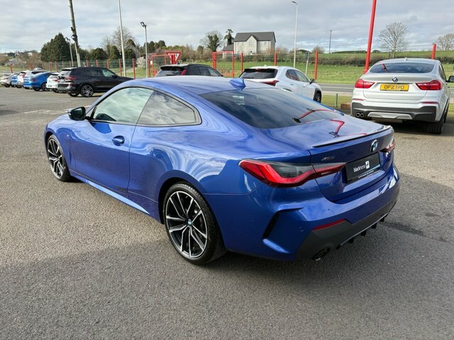 BMW 4 Series Gran Coupe 2.0 420D Mht M Sport Coupe Hybrid Blue #3