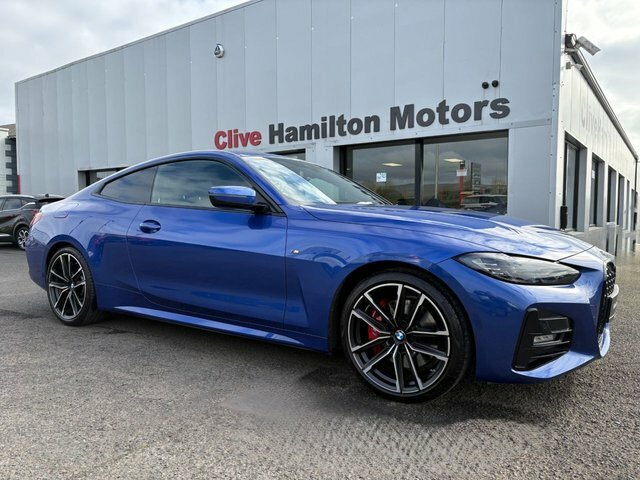 BMW 4 Series Gran Coupe 2.0 420D Mht M Sport Coupe Hybrid Blue
