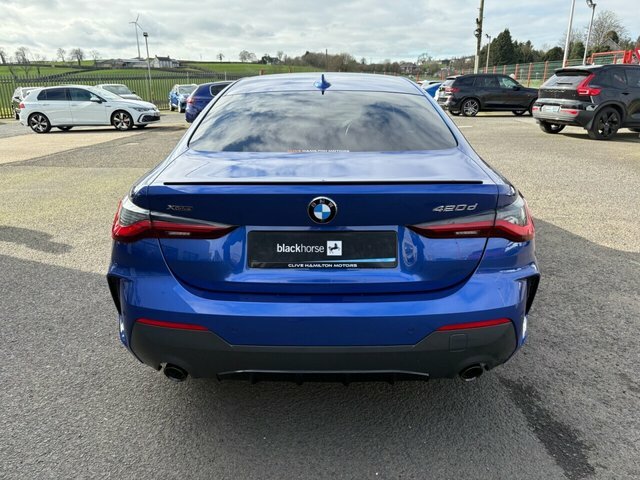 BMW 4 Series Gran Coupe 2.0 420D Mht M Sport Coupe Hybrid Blue #6
