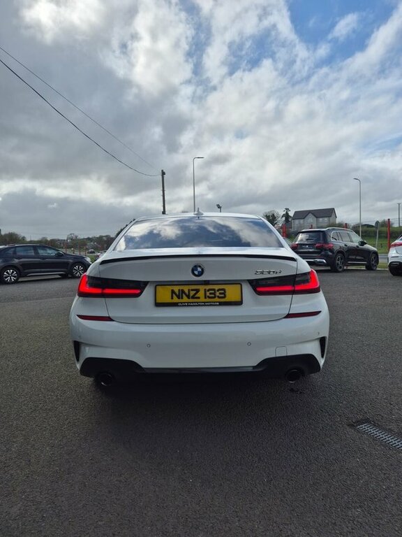 BMW 3 Series 2.0 320D Mht M Sport Saloon Hybrid NNZ133 White #2