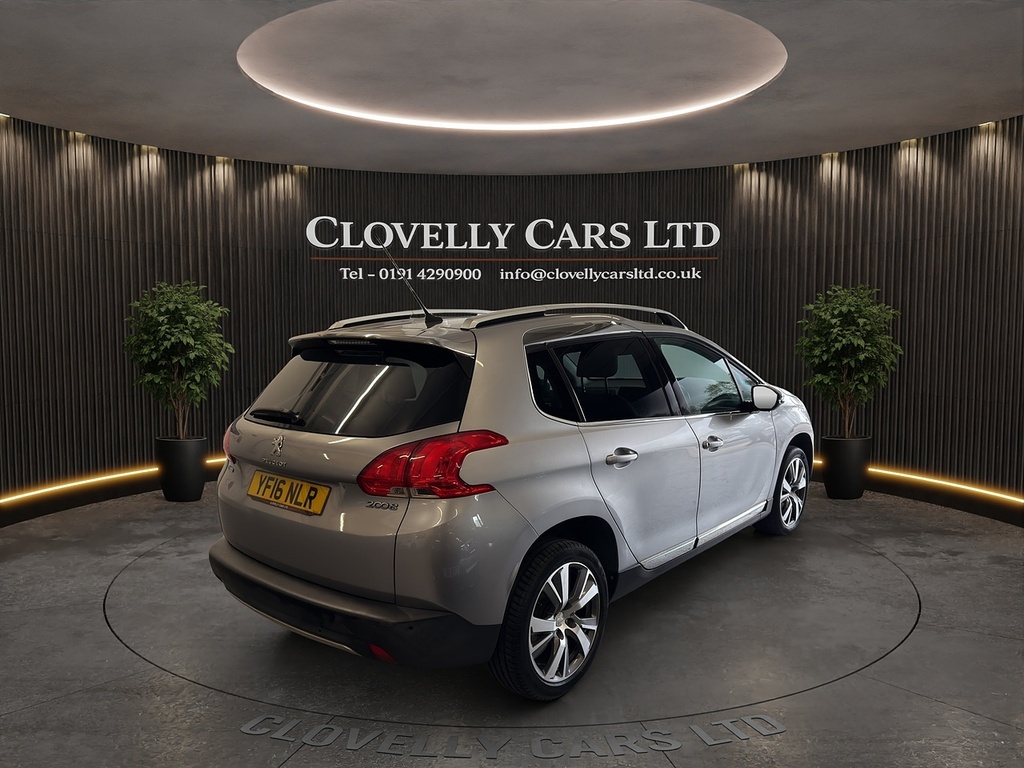 Peugeot 2008 1.2 Puretech Feline Suv Euro 6 YF16NLR Grey #5