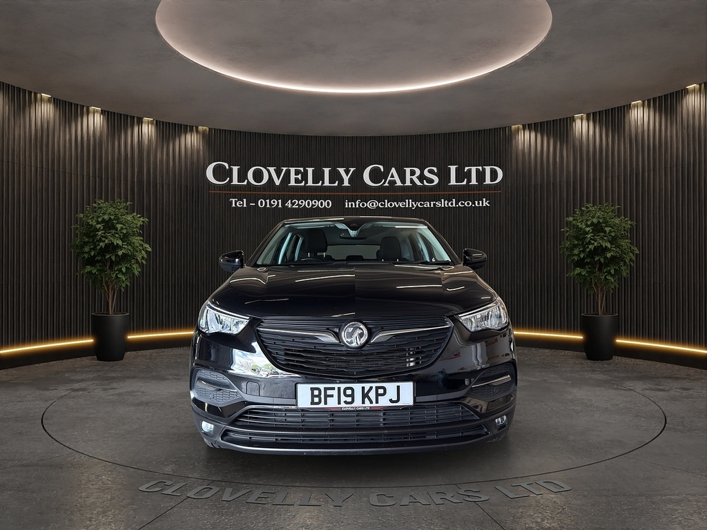 Vauxhall Grandland X 1.2 Turbo Gpf Se Suv Euro 6 Ss BF19KPJ Black #2