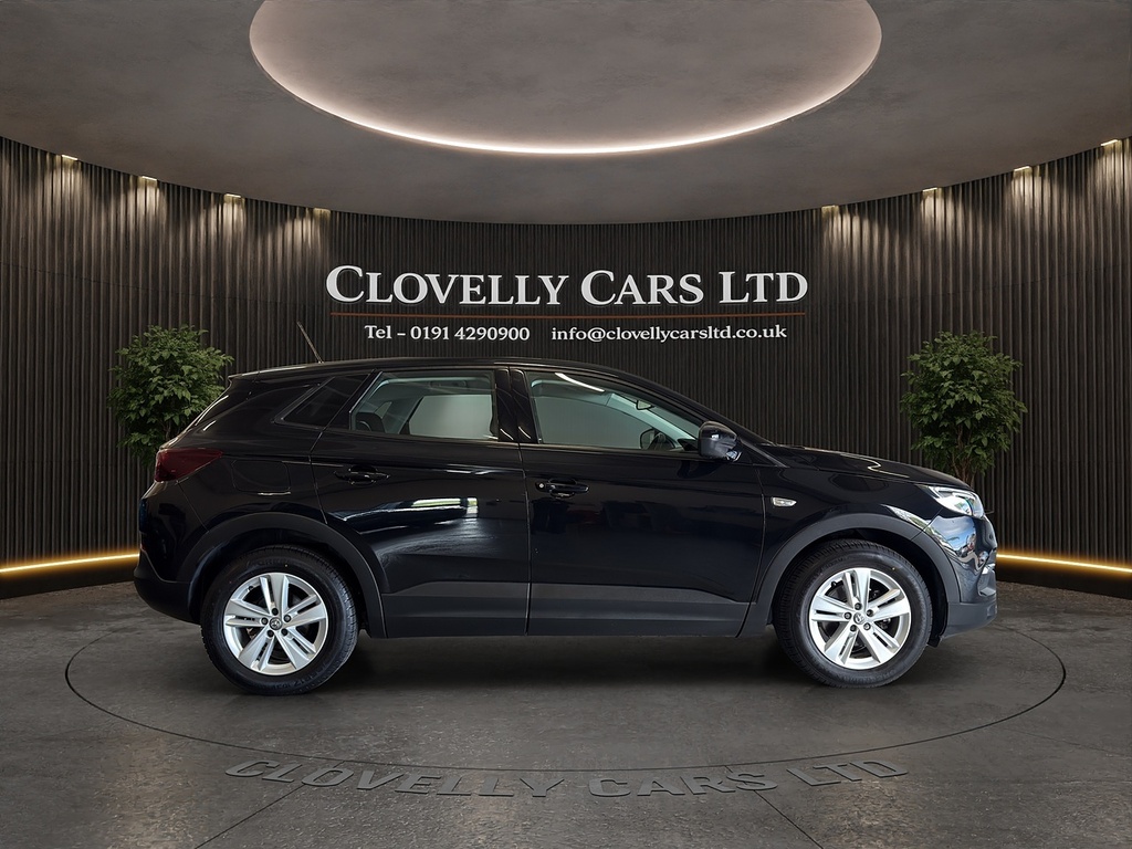 Vauxhall Grandland X 1.2 Turbo Gpf Se Suv Euro 6 Ss BF19KPJ Black #3