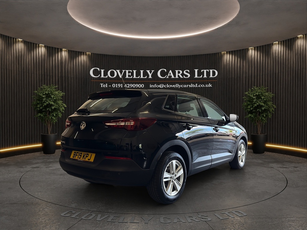 Vauxhall Grandland X 1.2 Turbo Gpf Se Suv Euro 6 Ss BF19KPJ Black #6