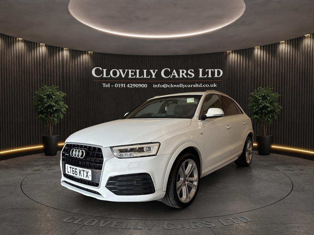 Audi Q3 2.0 Tdi S Line Plus Suv Quattro LT66KTX White #4