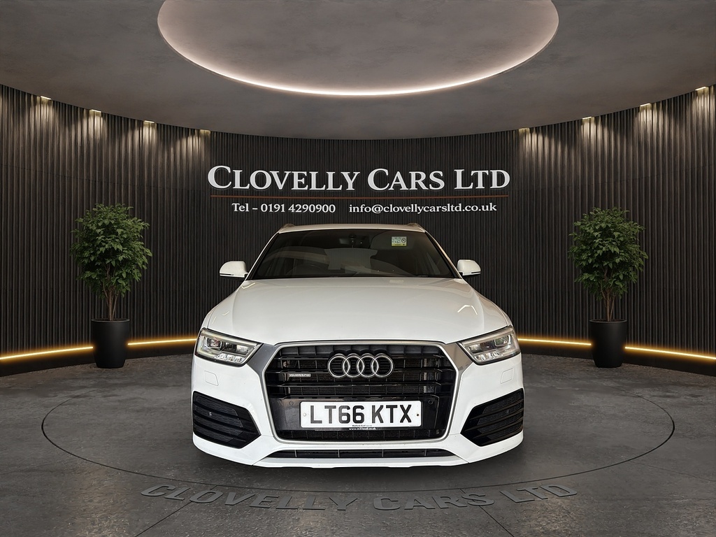 Audi Q3 2.0 Tdi S Line Plus Suv Quattro LT66KTX White #2