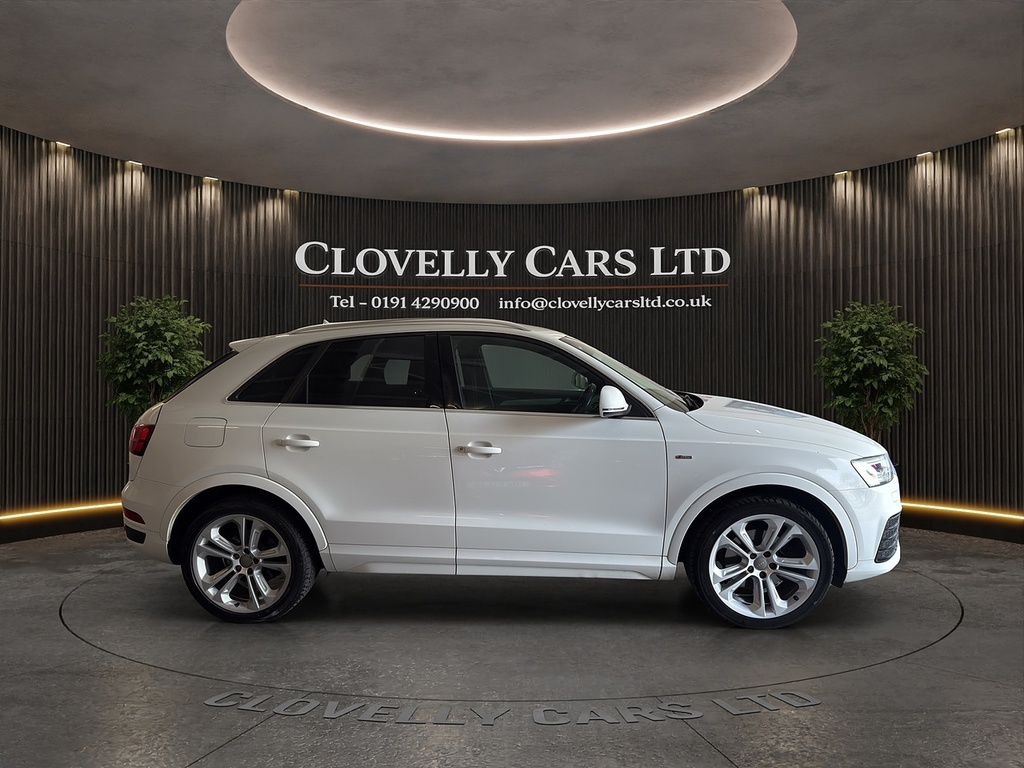 Audi Q3 2.0 Tdi S Line Plus Suv Quattro LT66KTX White #3