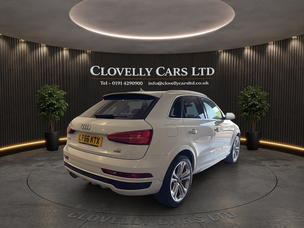 Audi Q3 2.0 Tdi S Line Plus Suv Quattro LT66KTX White #6