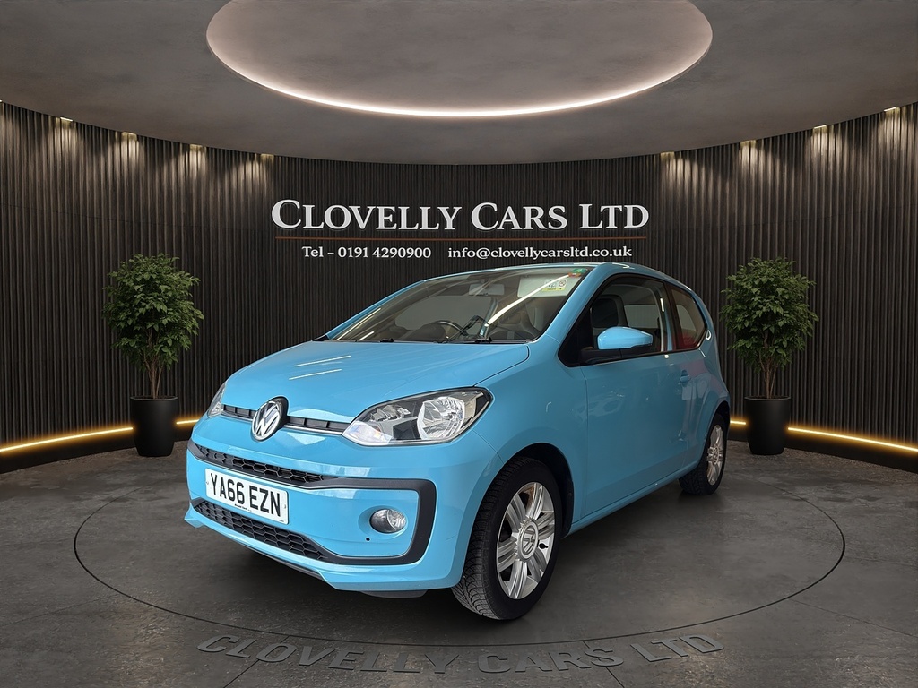 Volkswagen Up 1.0 High Up Hatchback Euro 6 7 YA66EZN Blue #4