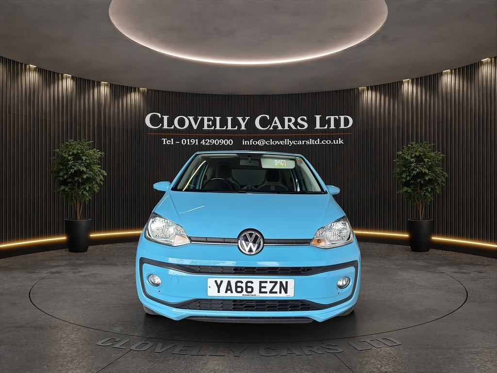 Volkswagen Up 1.0 High Up Hatchback Euro 6 7 YA66EZN Blue #2