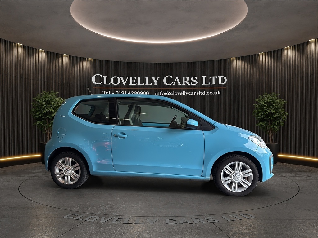 Volkswagen Up 1.0 High Up Hatchback Euro 6 7 YA66EZN Blue #5