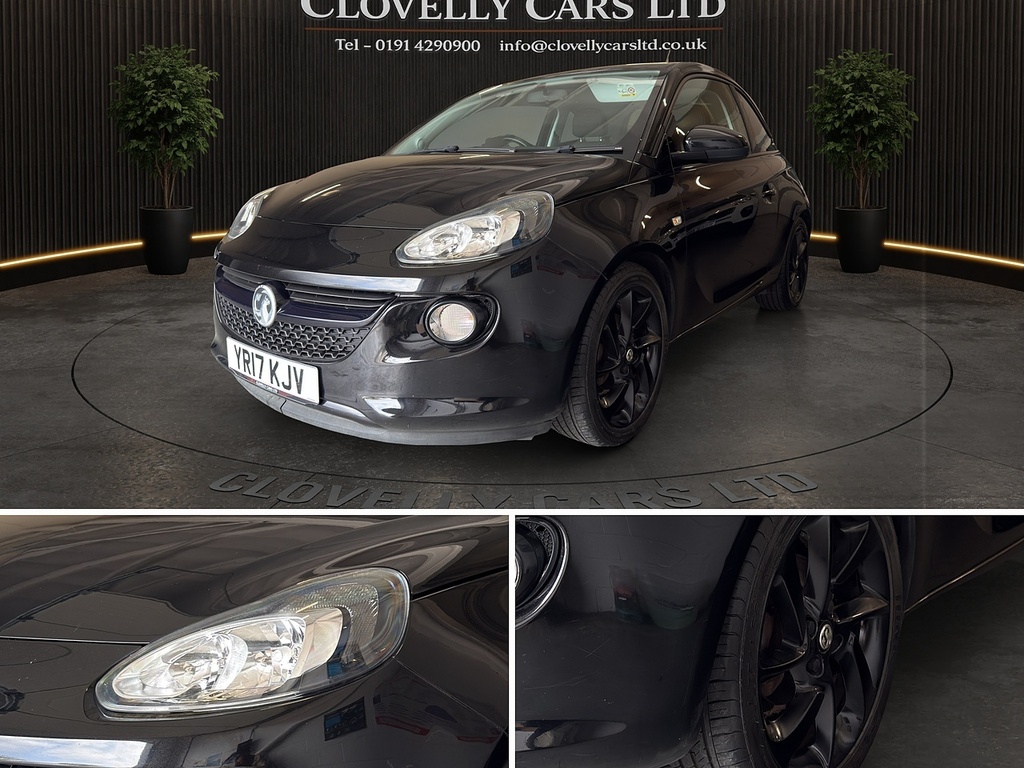 Vauxhall Adam 1.2I Ecoflex Energised Hatchback YR17KJV Black #6