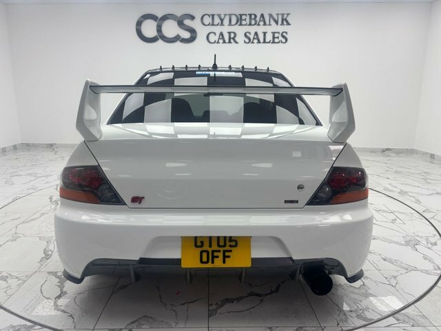Mitsubishi Lancer Evo 9 Gt White #4