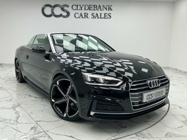 Audi A5 2.0 Tfsi S Line Convertible Euro Black