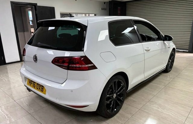 Volkswagen Golf 2016 2.0 Tdi Bluemotion Tech Gtd Hatchback Die HF16OXB White #3