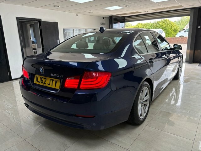 BMW 5 Series 2012 2.0 520D Se Saloon Euro 5 S MJ62JTY Blue #3
