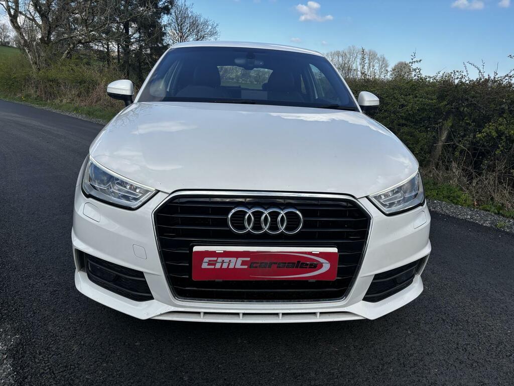 Audi A1 1.6 Tdi S Line Hatchback Euro 6  White #5