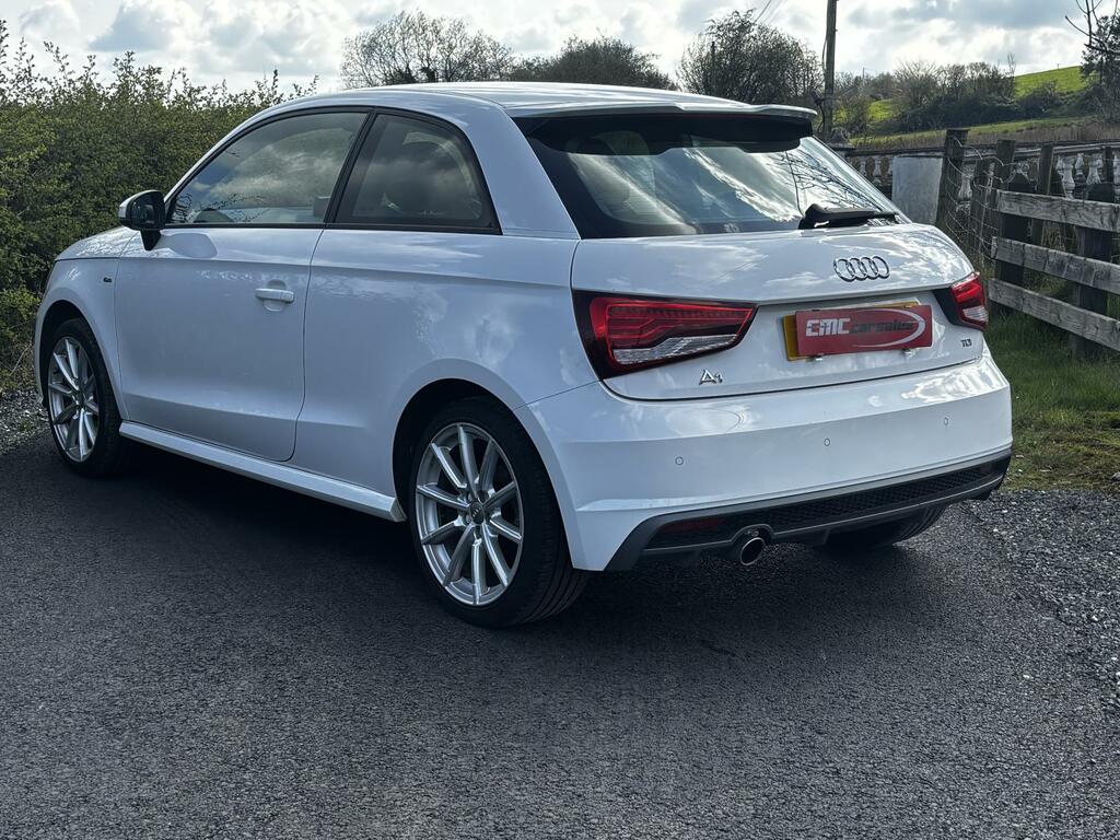 Audi A1 1.6 Tdi S Line Hatchback Euro 6  White #2