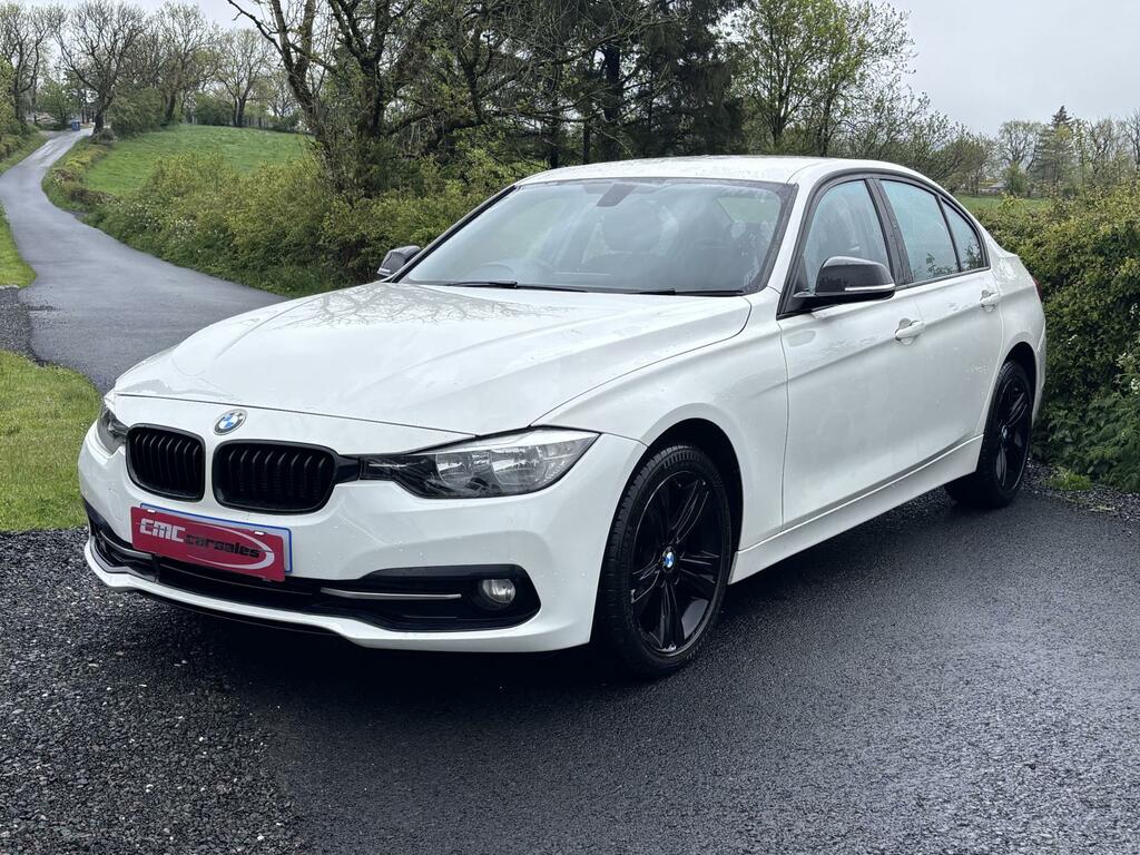 BMW 3 Series 2.0 318D Sport Saloon Euro 6 S White #3