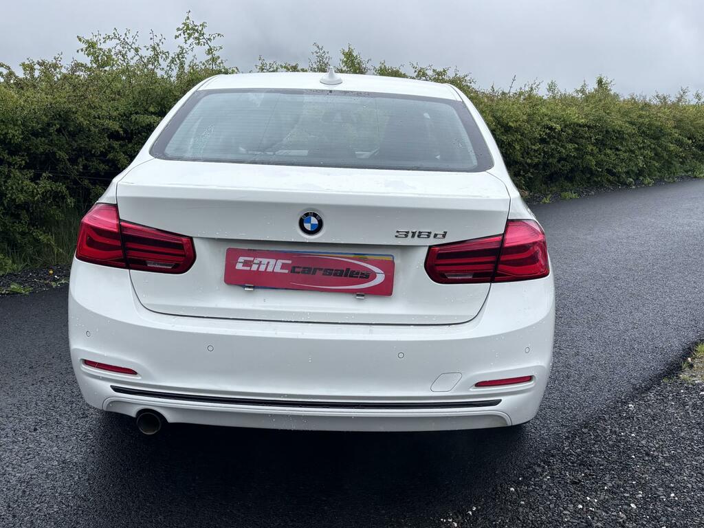 BMW 3 Series 2.0 318D Sport Saloon Euro 6 S White #6
