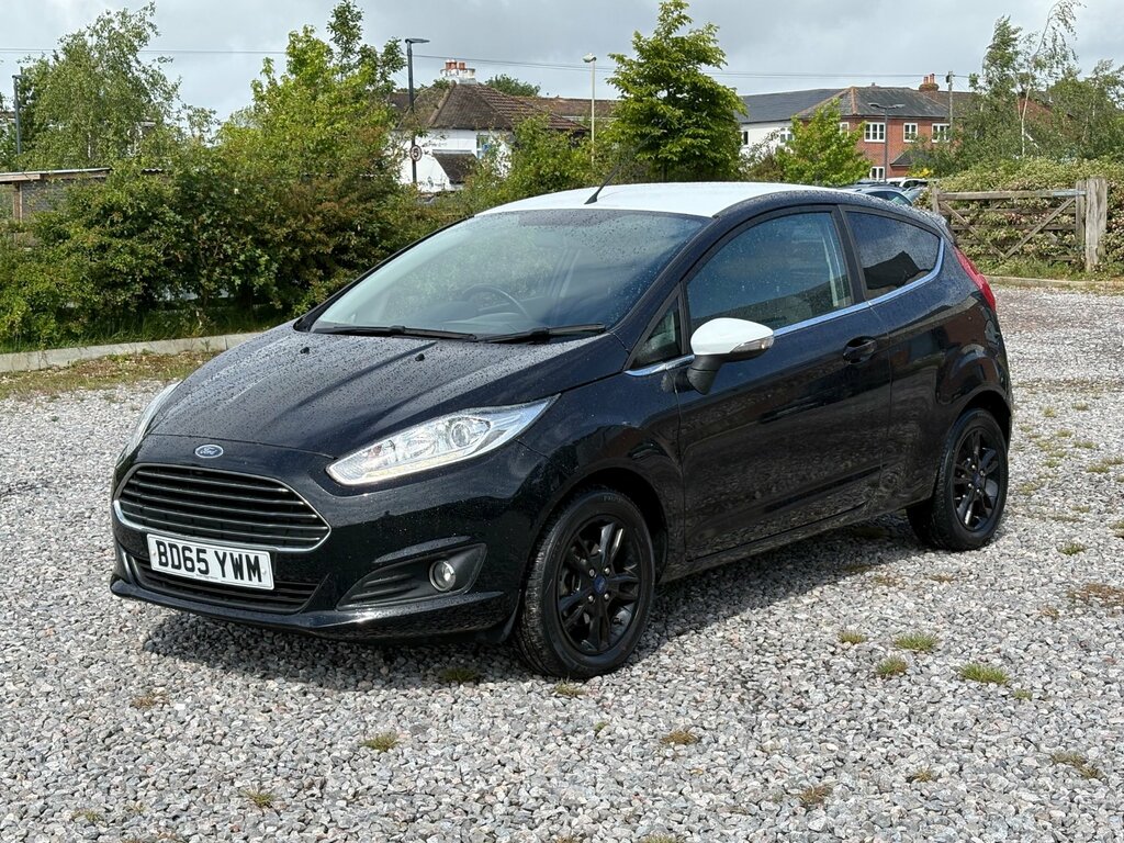 Ford Fiesta 1.25 Zetec Black Edition Hatchback Manu BD65YWM Black #3