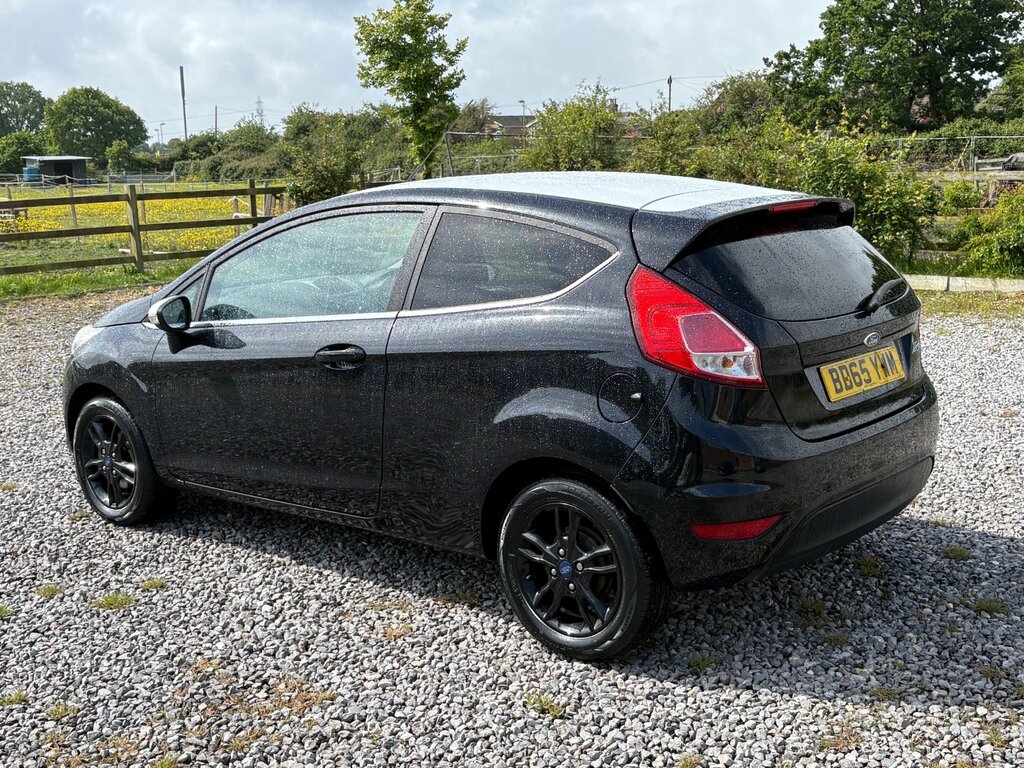 Ford Fiesta 1.25 Zetec Black Edition Hatchback Manu BD65YWM Black #6