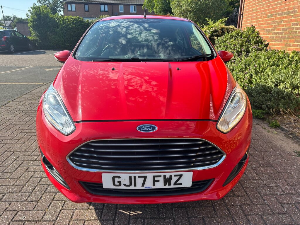 Ford Fiesta 1.25 Zetec Hatchback Euro 6 82 GJ17FWZ Red #2