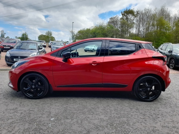 Nissan Micra 1.0 Ig-t 92 N-sport Cvt SH22UKE Red #4