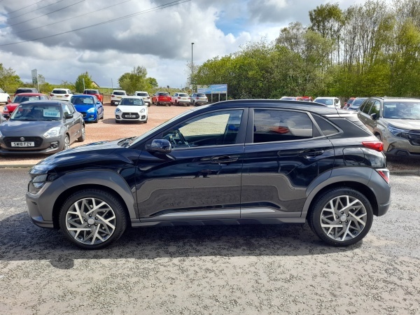 Hyundai Kona 1.6 Gdi Hybrid Premium Dct SX21EHL Black #4