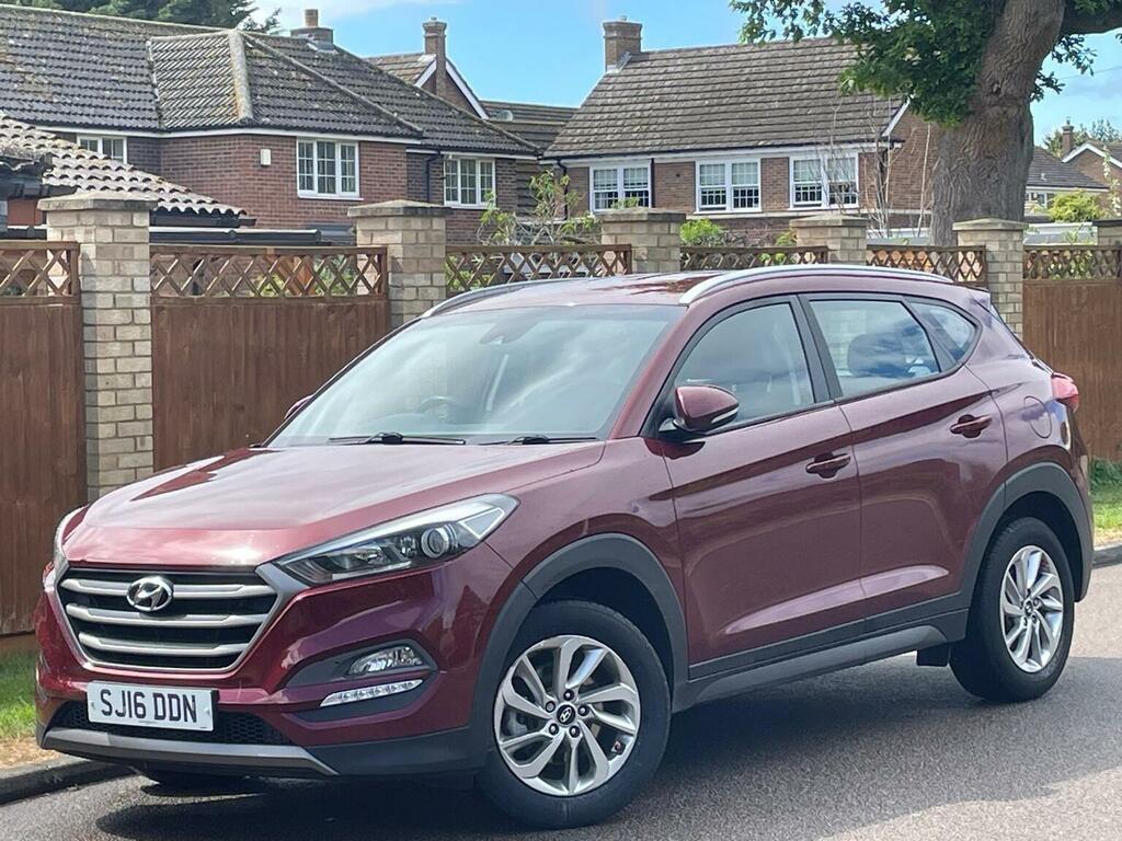 Hyundai Tucson 1.7 Crdi Blue Drive Se Euro 6 Ss 201516 SJ16DDN Red #2
