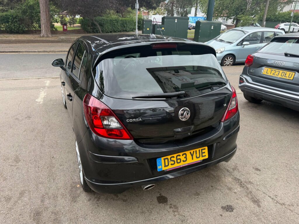 Vauxhall Corsa 1.4 16V Sri Euro 5 DS63YUE Black #4