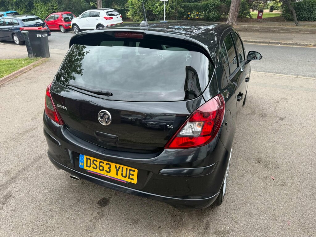 Vauxhall Corsa 1.4 16V Sri Euro 5 DS63YUE Black #6