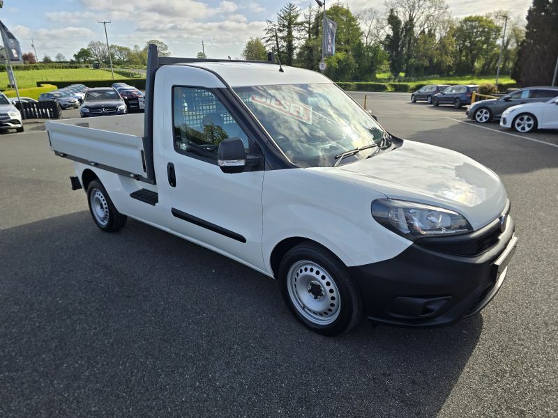 Fiat Doblo Dropside 16V 1.6 Multijet II Lwb White #3