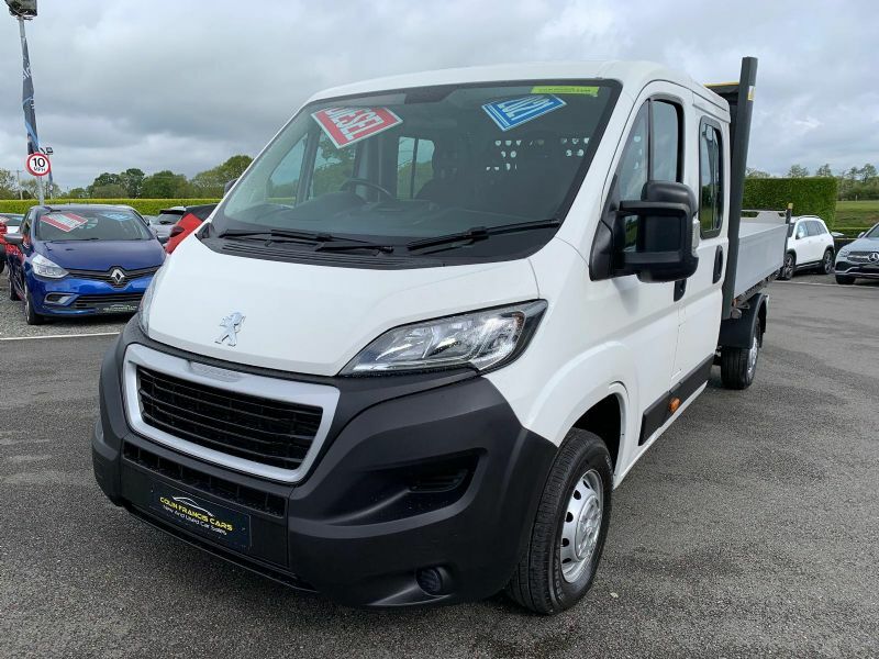 Peugeot Boxer 335 L3 2.2Bluehdi Crewcab Tipper White