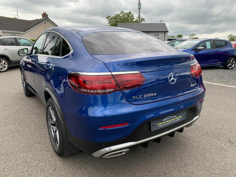Mercedes-Benz GLC Class 220 D 4Matic Amg Line Coupe LM22SWX Blue #4