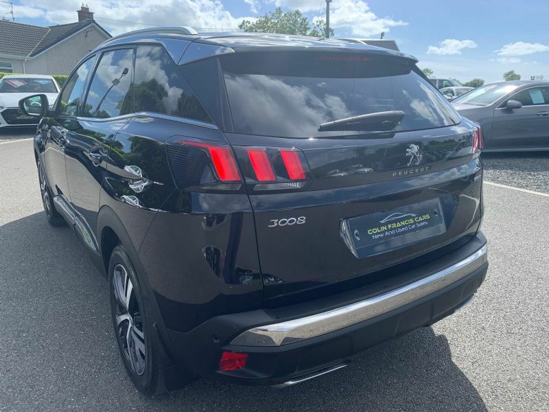 Peugeot 3008 Gt Line 1.5 Bluehdi S S XHZ2121 Black #3